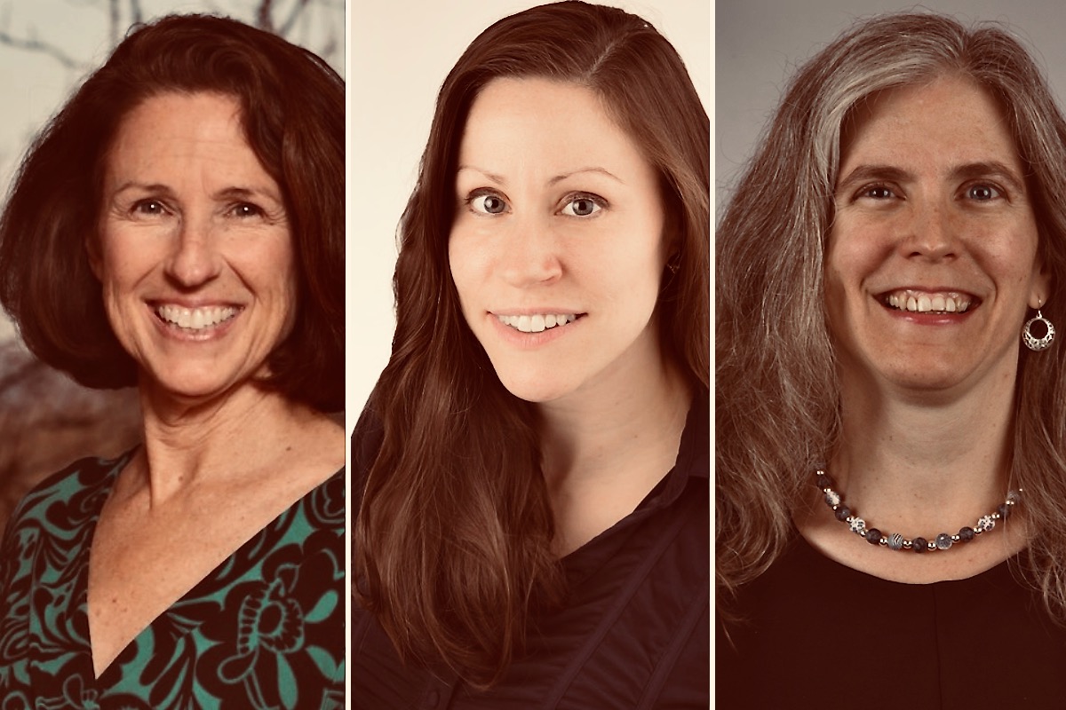 Janet Moore, UC law professor; Jacinda Kay Dariotis, of University of Illinois and Vicki Planko Clark, of UC's School of Education